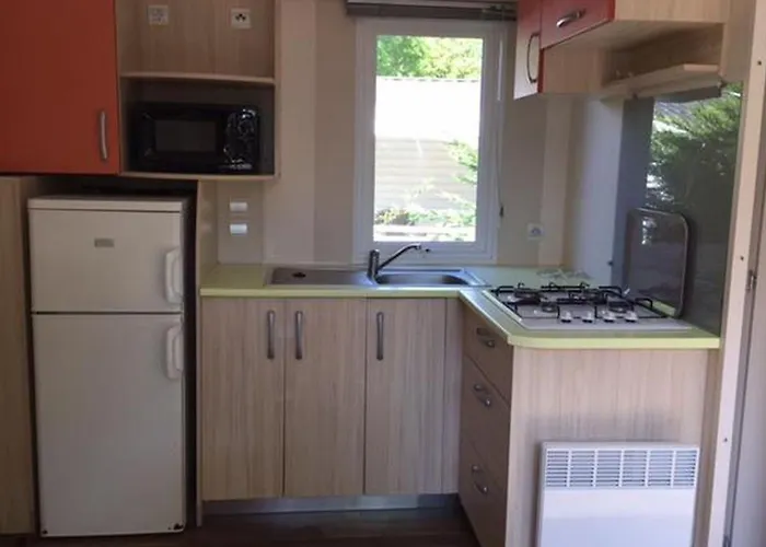 Kamp alanı Mobil Avec Terrasse - 4 Pers. - Api-1-52-1595 *